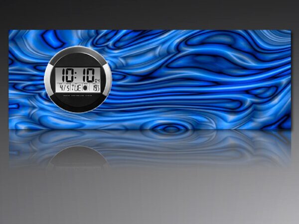 6116 Dixtime Digital Designer Wanduhr, Moderne Wohnraumuhr 35x100cm - 1B.jpg